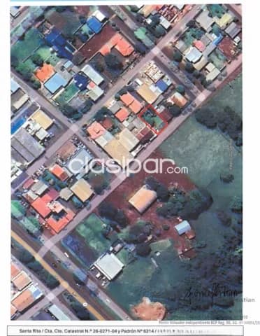 Terreno en Santa Rita | 424 m2 | Sobre Asfalto | Gs. 440 Millones, foto 3