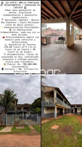 ¡en venta! Amplia propiedad de departamentos / inversión en Capiatá, foto 5