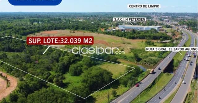 Unico terreno 3,2 hectáreas frente a fortis Mariano Roque Alonso s/ruta gral.aquino, foto 2