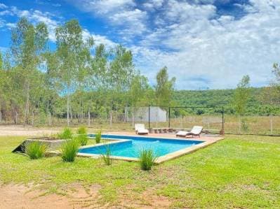 Vendo quinta amoblada en caacupé a pasos del arroyo ytu
