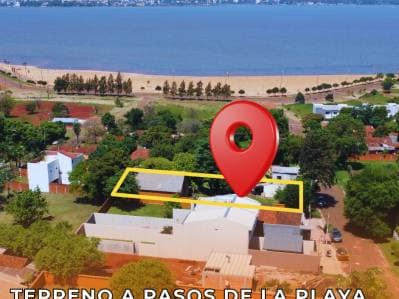 Terreno a pasos de la Playa Mboicae