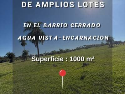 Venta de terrenos en agua vista-encarnacion