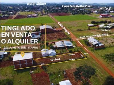 Amplio Tinglado en Venta en Bella Vista