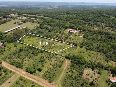 Vendo terreno de 1 hectarea en atyra, cercano a caacupe