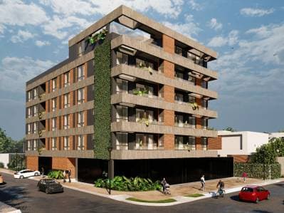 Depto. De 1 dorm de 47,6m2 - en pozo - living Trinidad