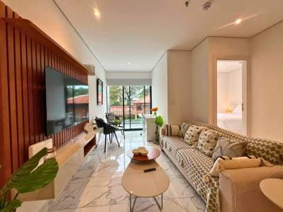 Departamento amoblado en alquiler – edificio emperador
