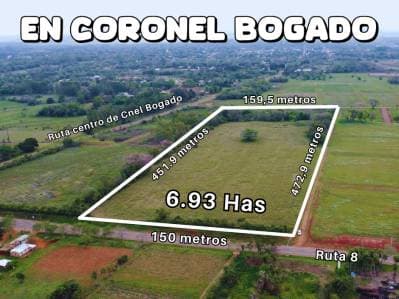 Hectareas sobre Ruta para loteamiento