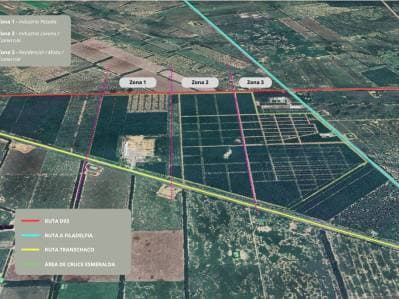 Terreno comercial de 1.1 hectáreas en Cruce Esmeralda Filadelfia chaco Paraguayo