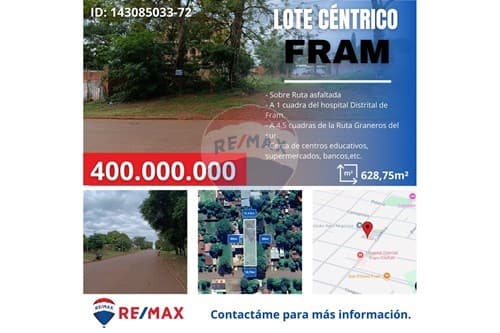 "Terreno Urbano en Fram: Inversión Estratégica"