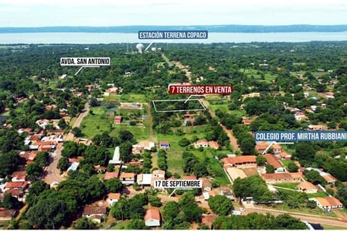 Terreno en venta aregua bº zona kokue guasu