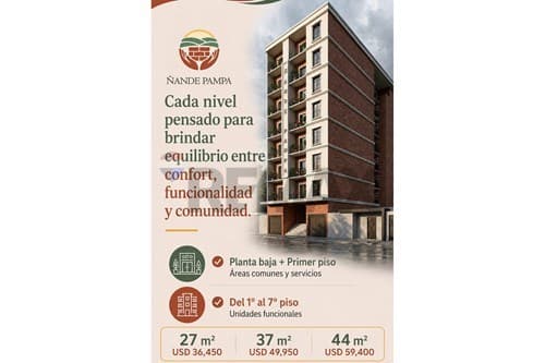 Departamento ÑANDE PAMPA en Km 3,5 CDE