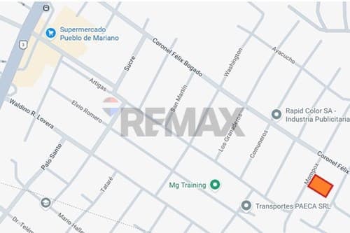 Terreno en Mariano Roque A. limite con Loma Pyta