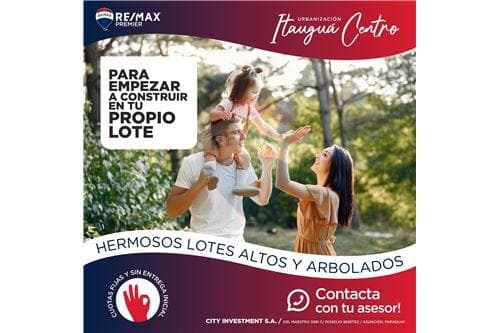 Venta de terrenos "urbanizacion itaugua centro"