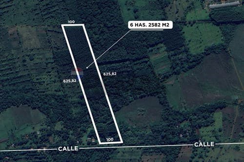 En venta 6 hectareas en itacurubi de la cordillera