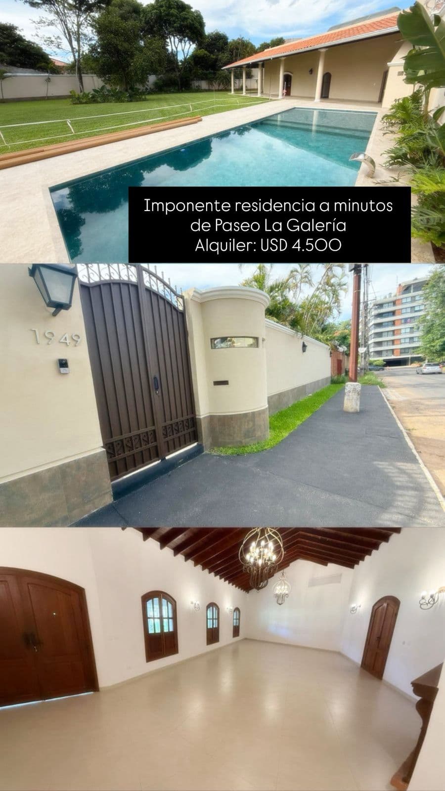 Alquilo casa detras del goethe