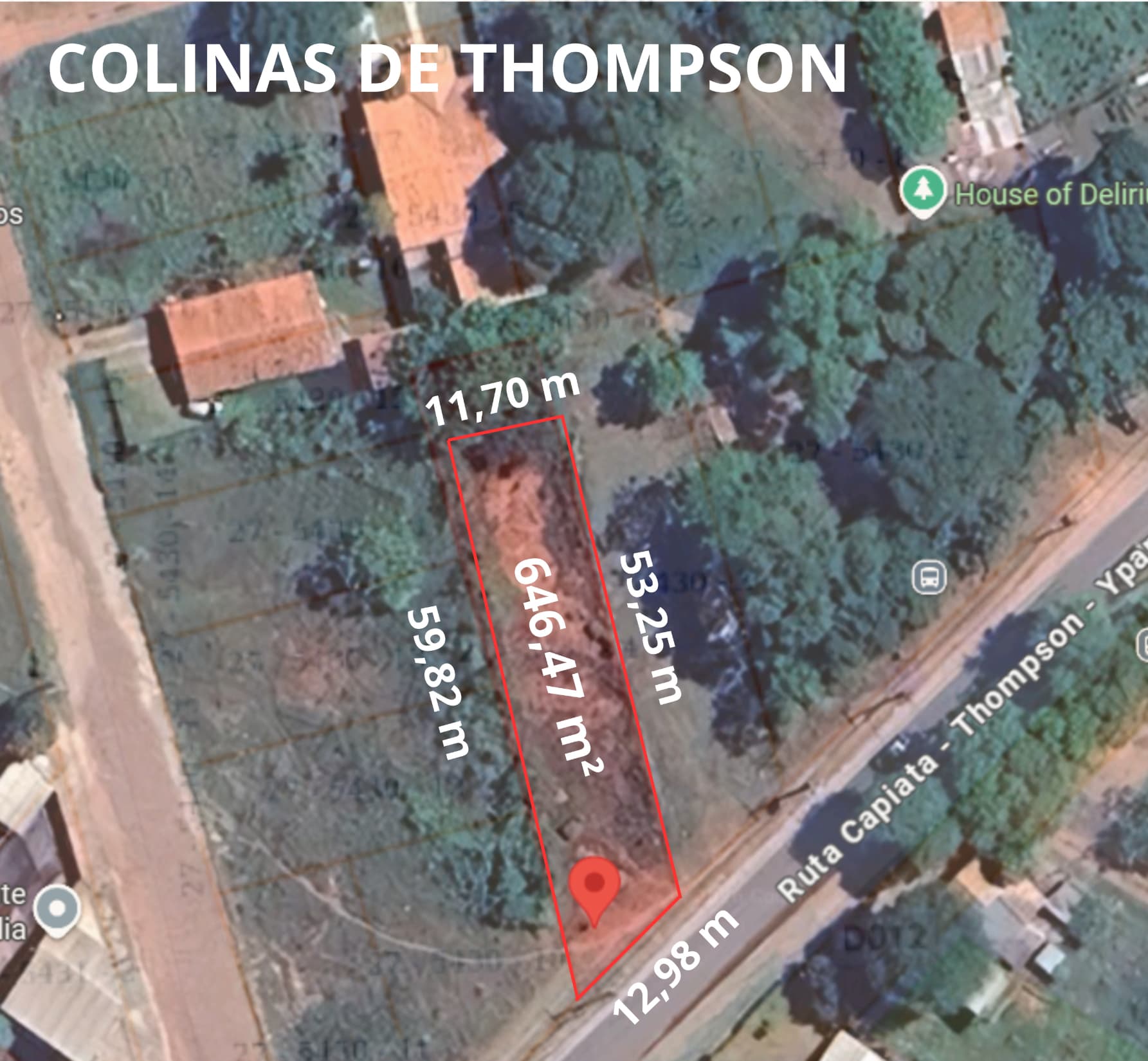 Vendo Terreno En Barrio Colinas De Thompson - Posta Ybycua – Capiatá