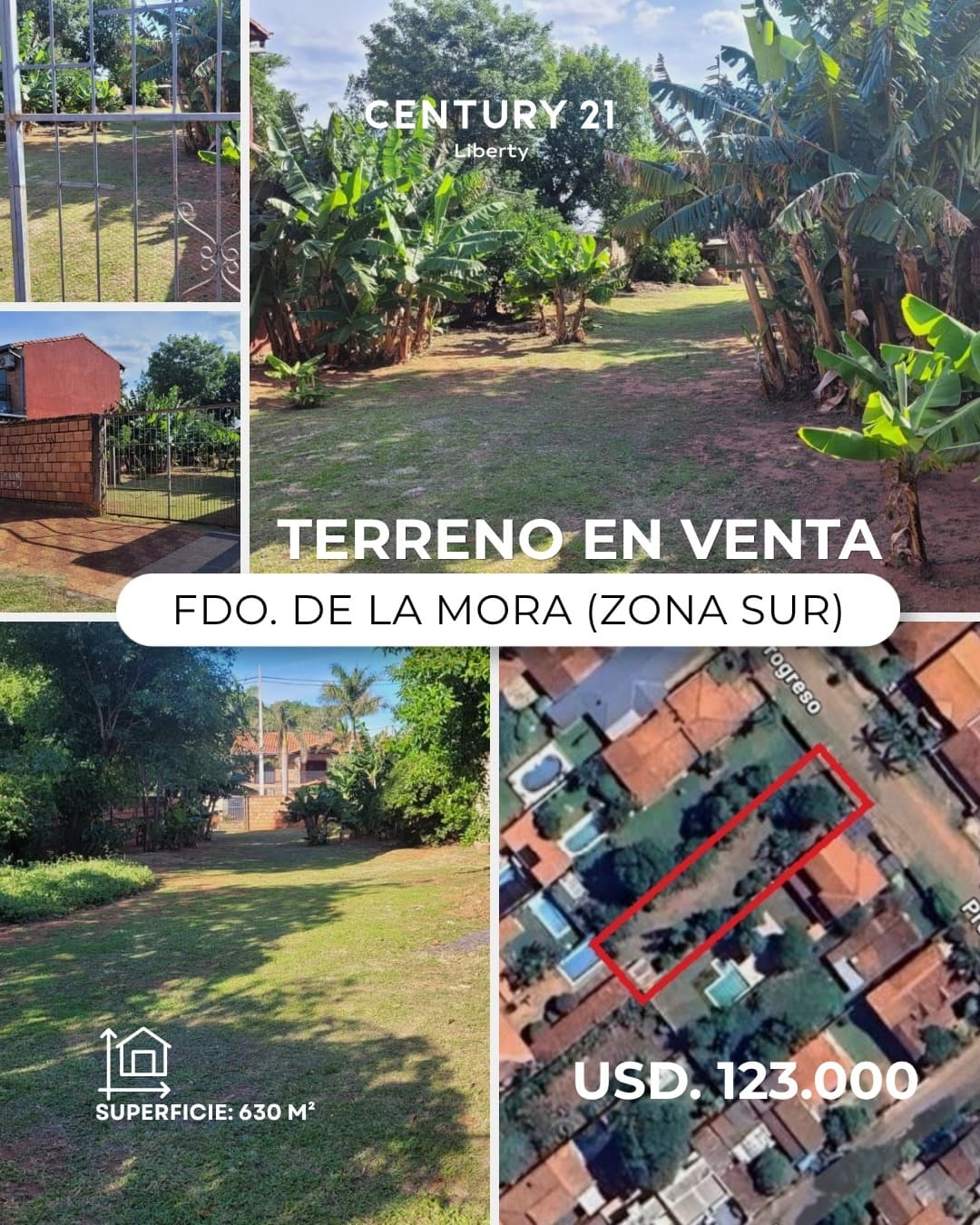Vendo Terreno En Fdo. De La Mora