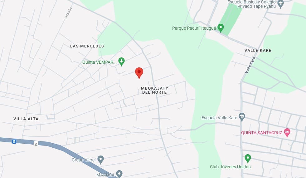 Vendo terreno de 2 hectareas en itaugua