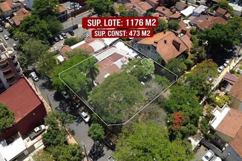 Vendo esquina de 1.175 sobre Mcal Estigarribia