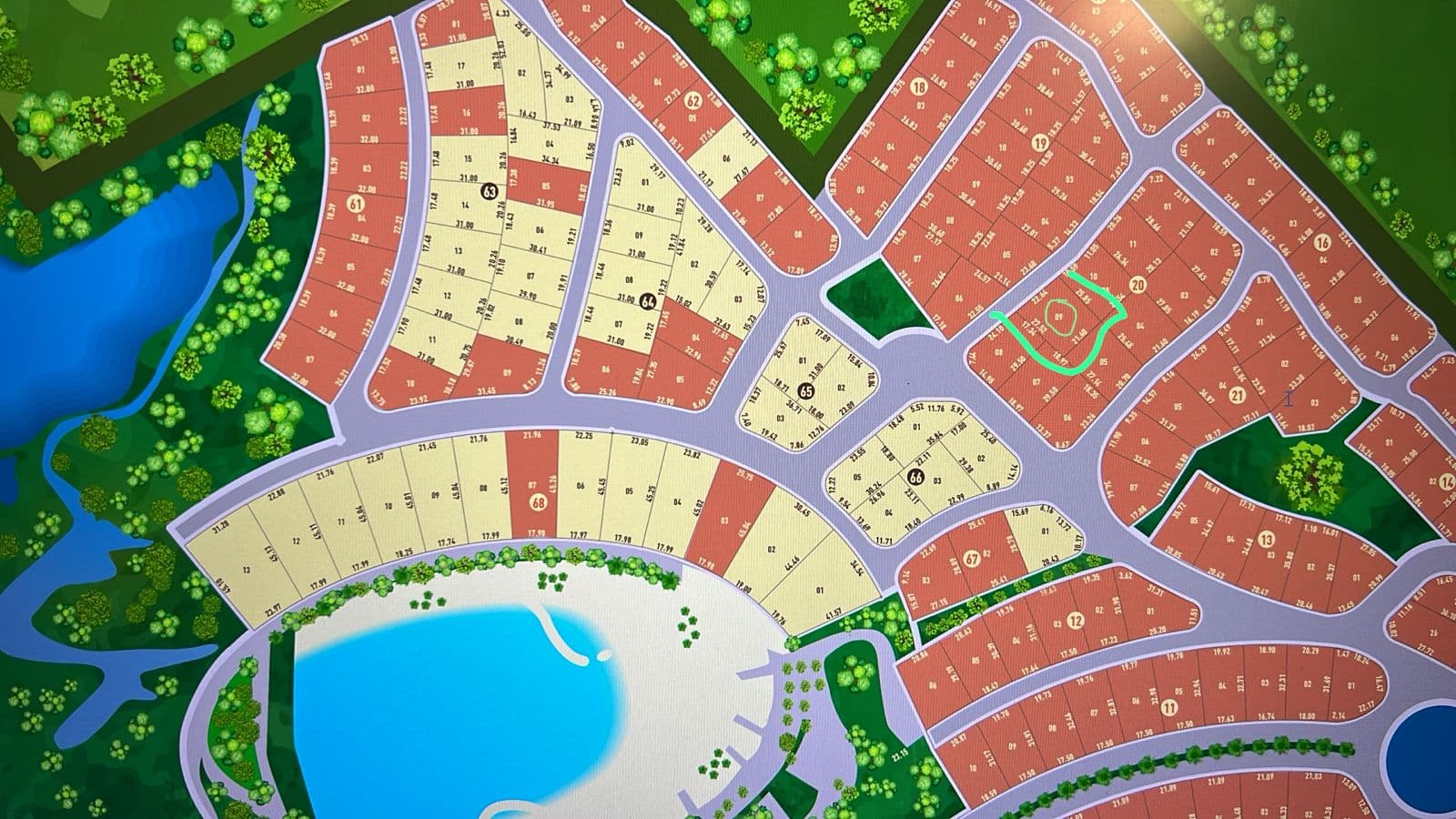 Vendo terreno en aquabrava 588 m2 1na cuadra de la laguna