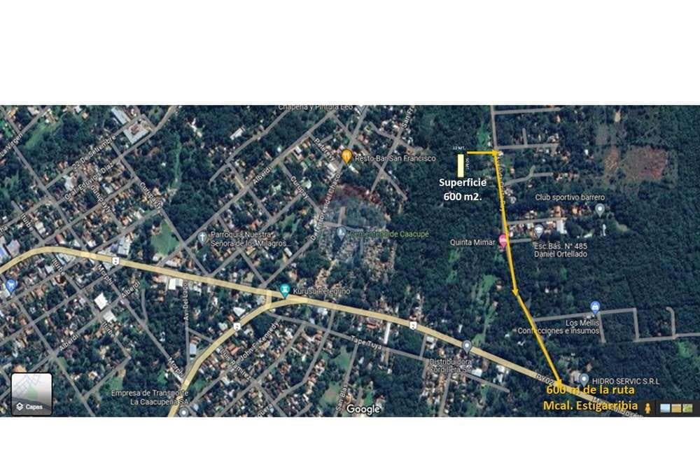 Venta terreno en caacupe