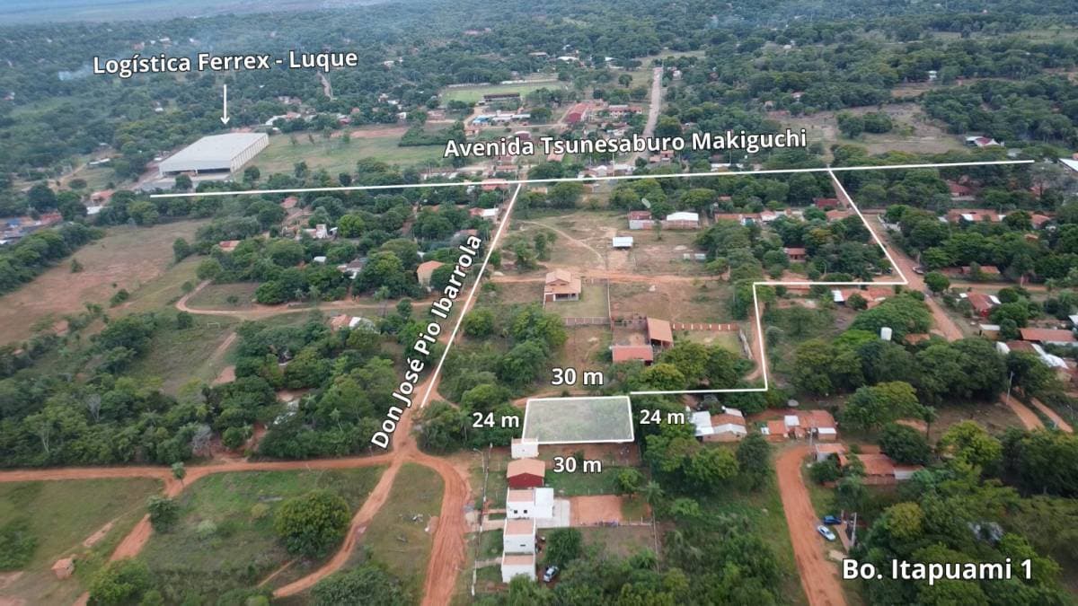 Vendo terreno en Itapuami, Luque