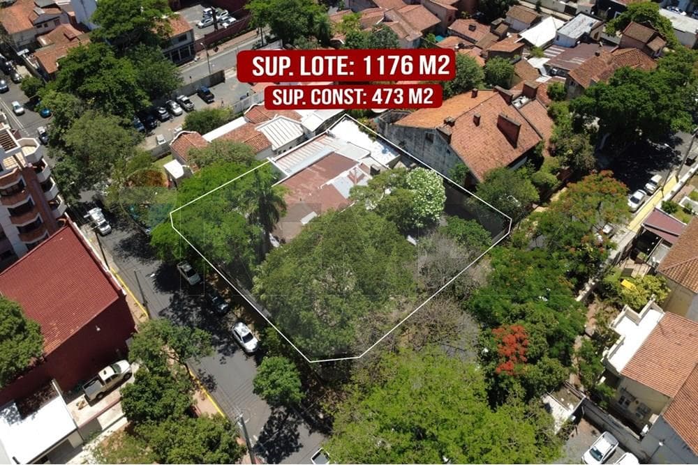 Vendo esquina de 1.175 sobre Mcal Estigarribia