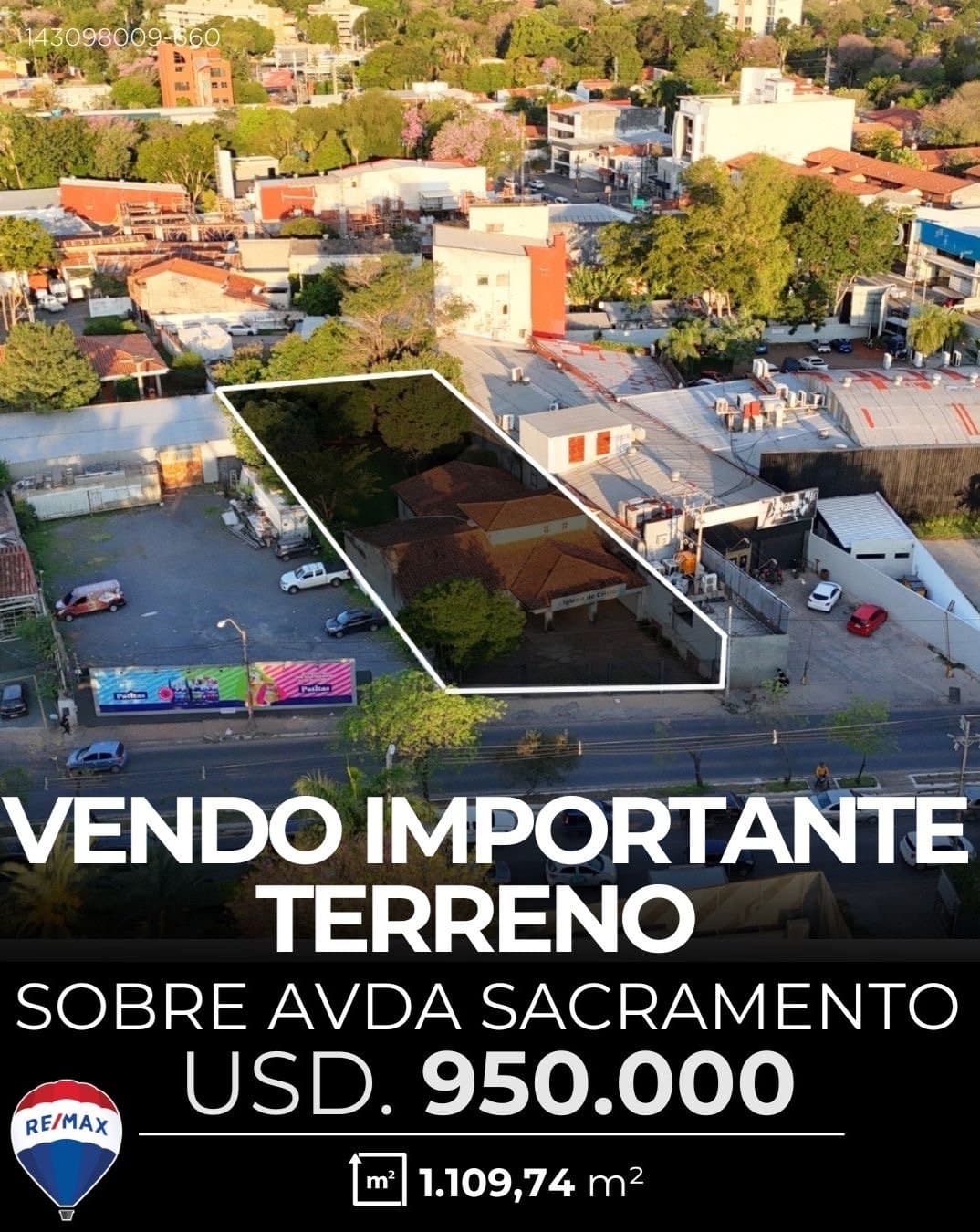 Vendi amplio terreno en Asuncion