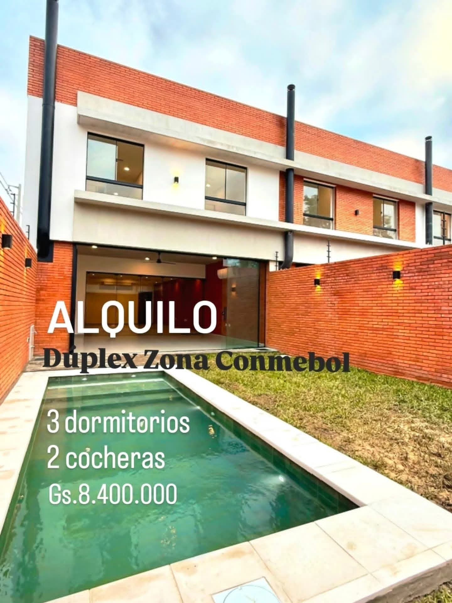 Alquilo duplex zona conmebol