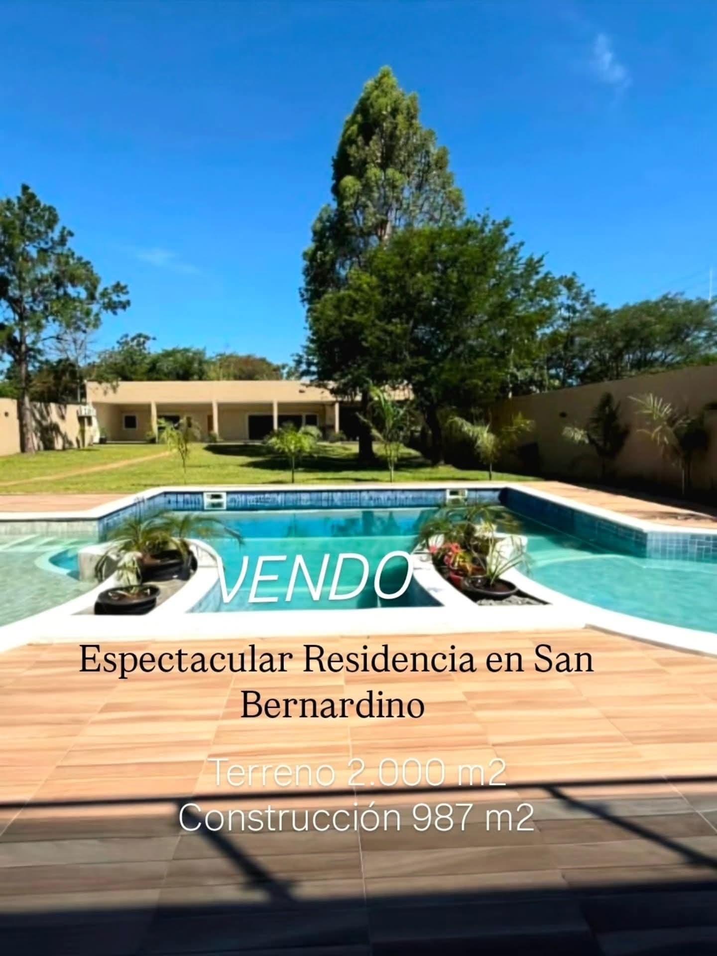 Vendo espectacular residencia en San Bernardino