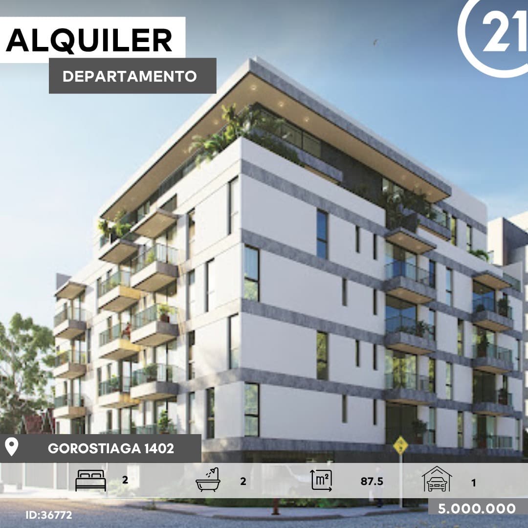 Alquilo Dpto De 1 habitación amoblado en Edif Home Ycua Sati
