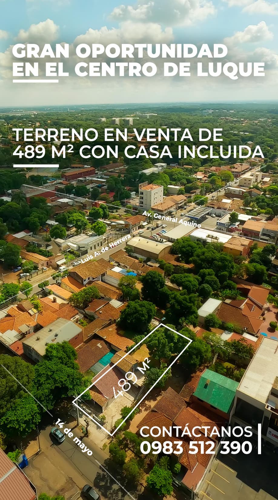 Terreno Con Casa Incluida En El Centro De Luque