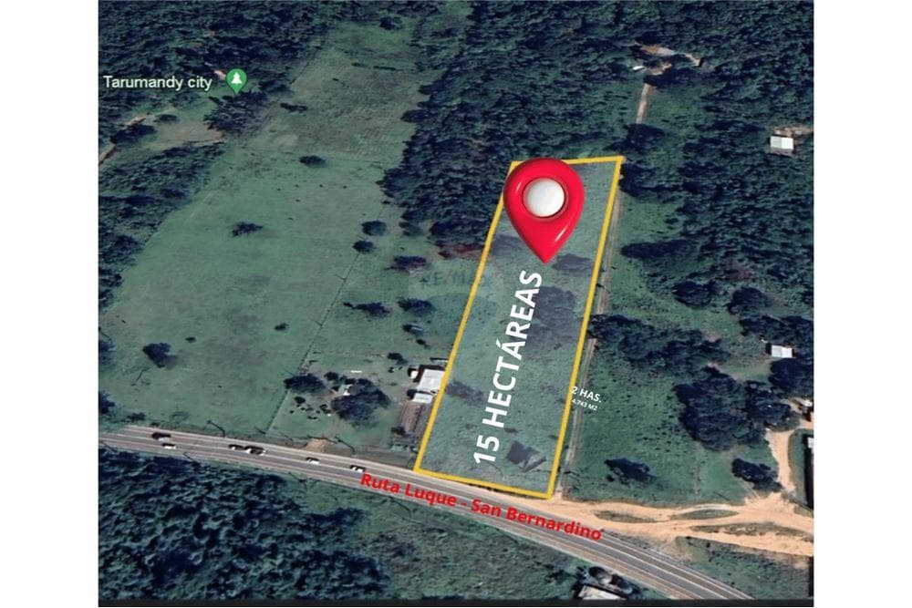 15 hectáreas en venta - Ruta Luque Sanber