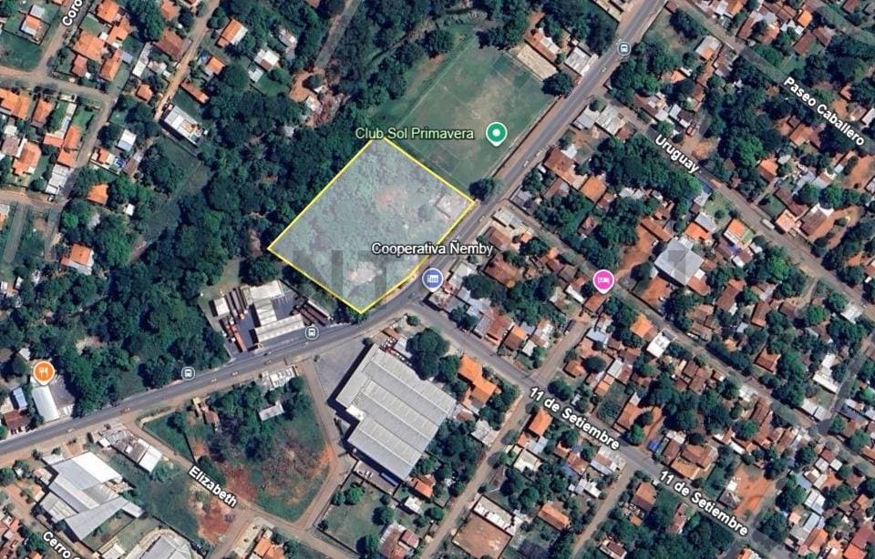 EN VENTA – Terreno De 8.765 m² Sobre Av. Manuel Ortiz Guerrero En Ñemby