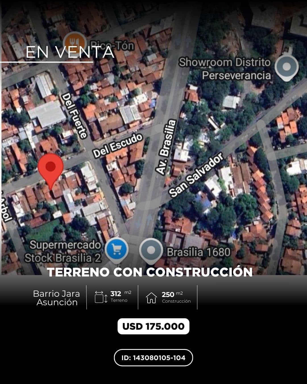 Vendo terreno en barrio Jara