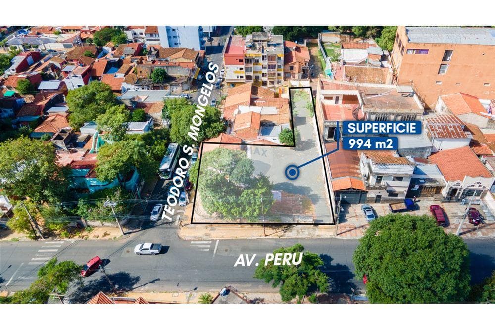 Terreno en esquina sobre av peru salida a 4 calles