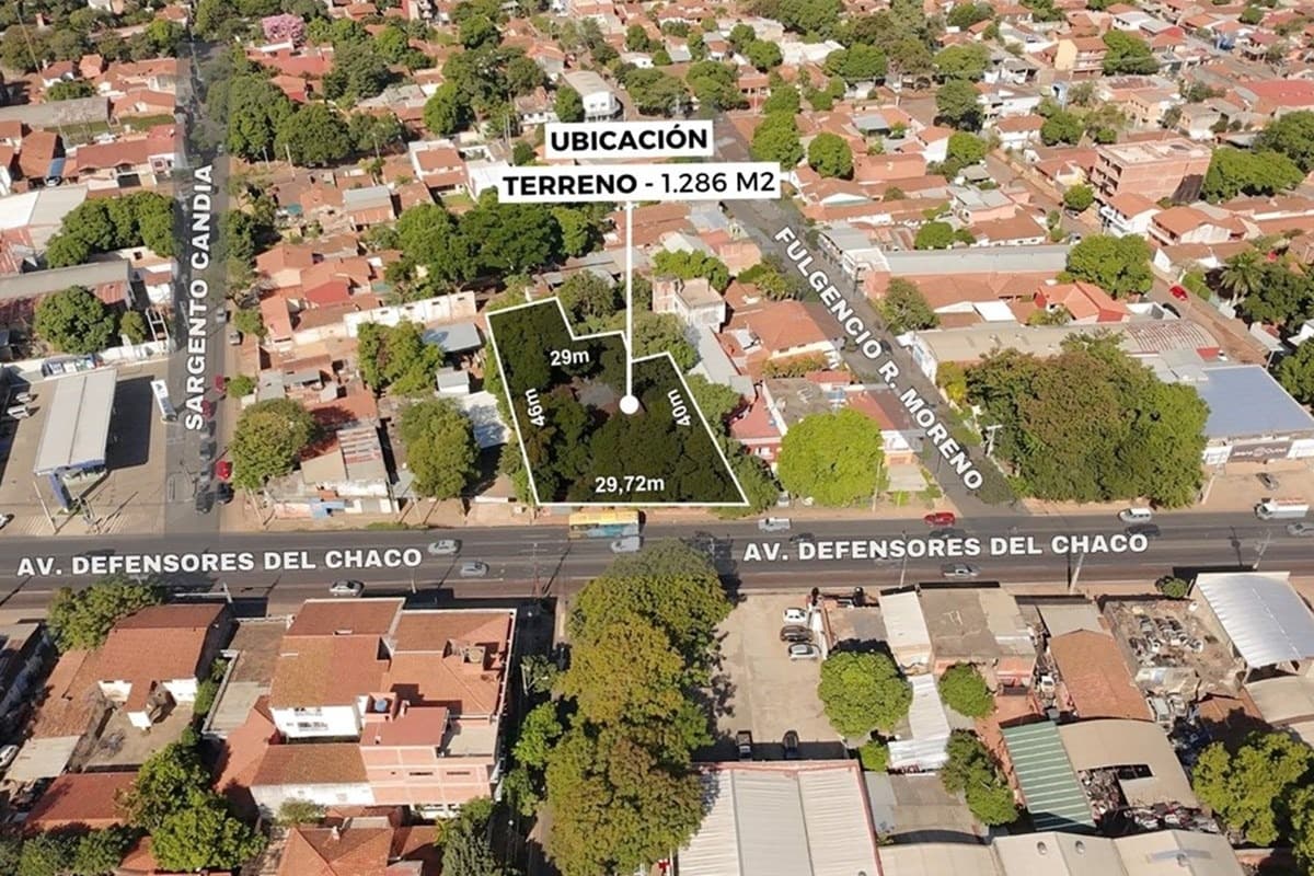 Terreno en venta con ubicación estratégica comercial, Asunción