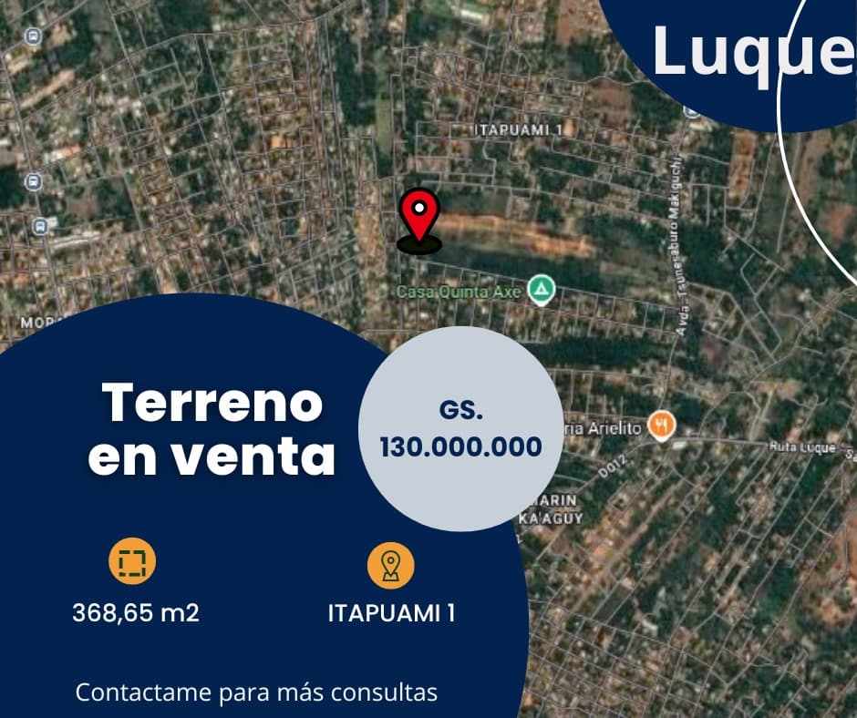 Vendo terreno en Luque itapuami