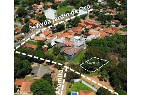 Terreno- Esquina 15X28 - Jardin de Oro- Luque
