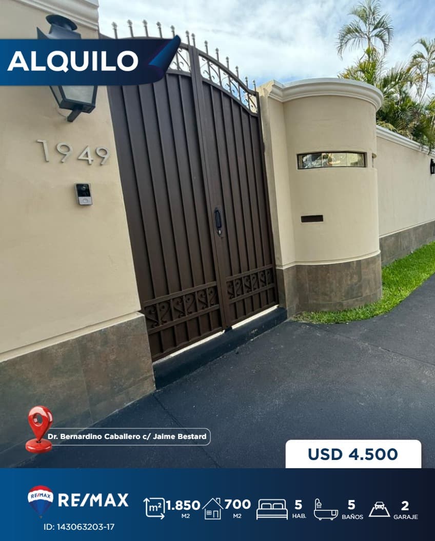 Imponente residencia a minutos de Paseo La Galería