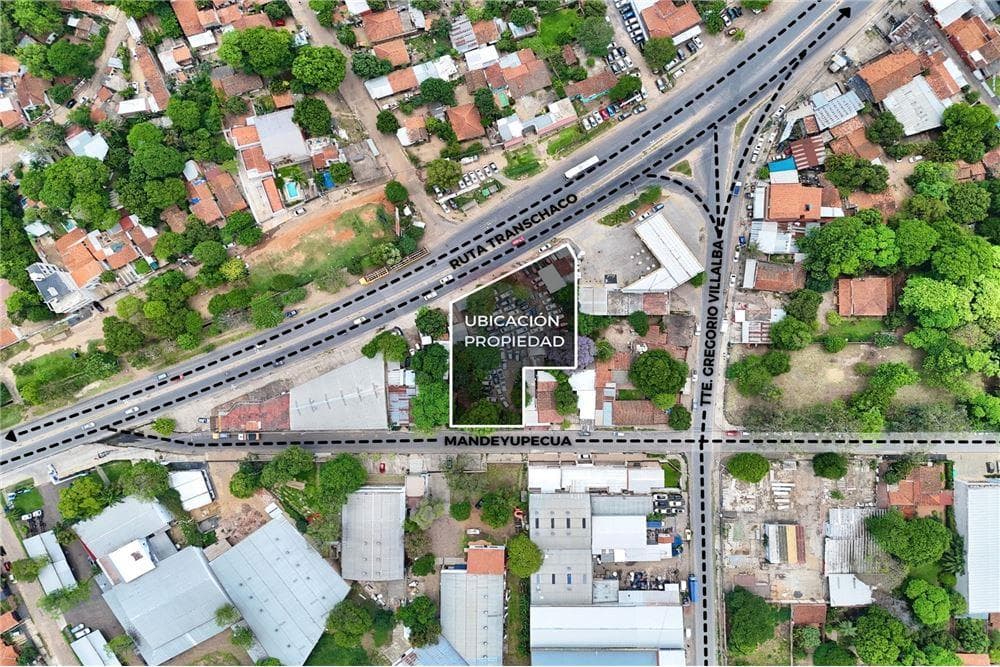 Alquilo terreno sobre ruta transchaco