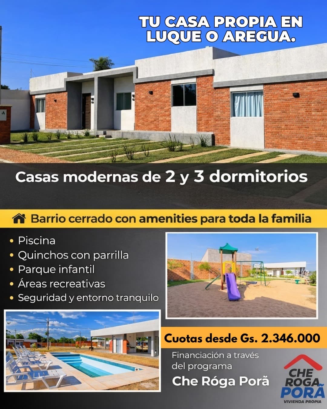 Vendo Casa a estrenar en Luque