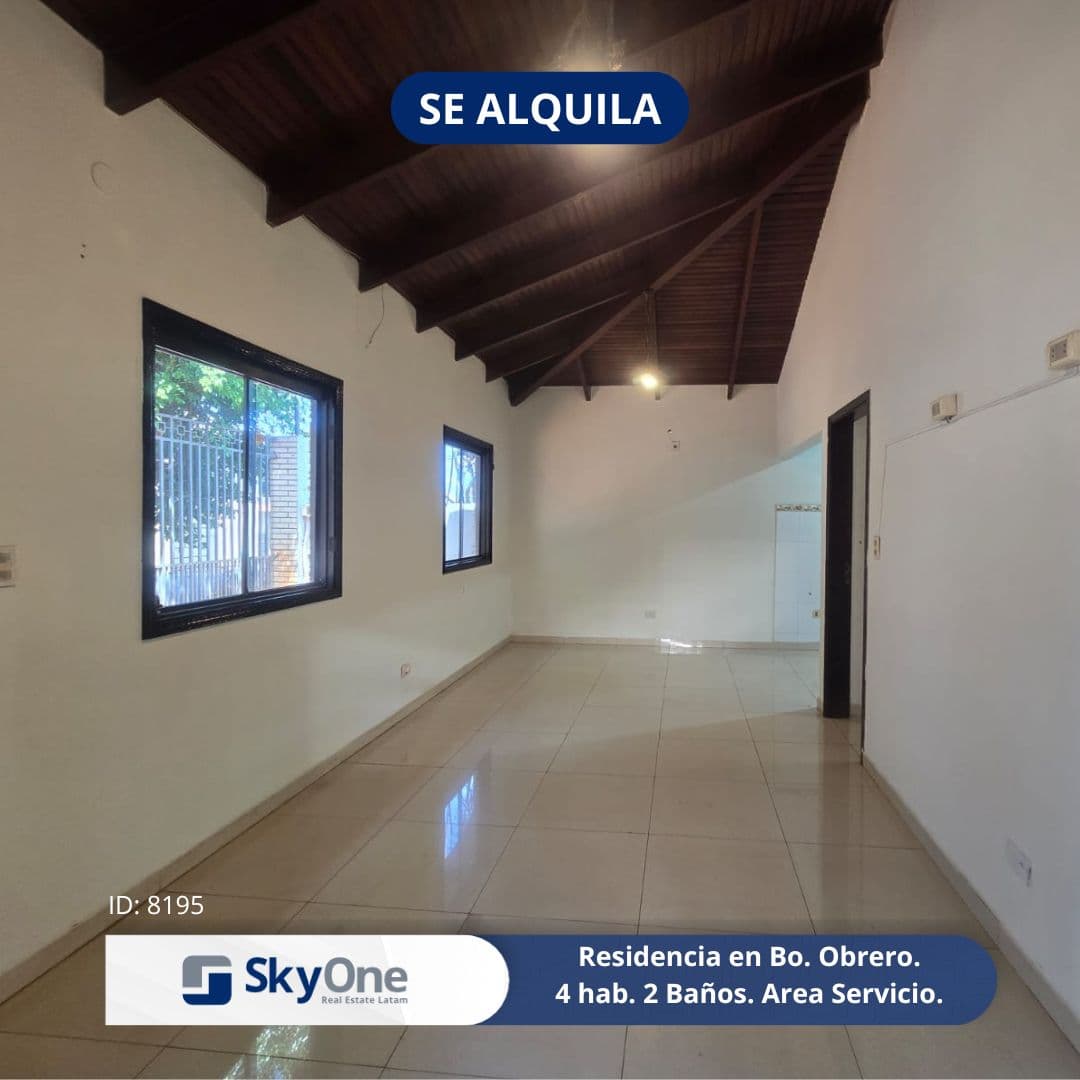 Alquilo hermosa residencia (bo obrero) - cde