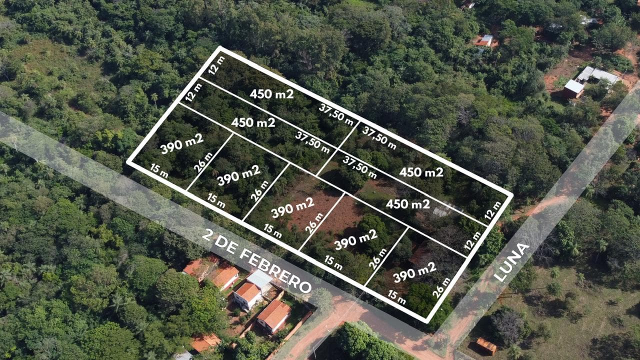 9 Lotes Contiguos En Venta- Aregua Cerca Del Cerro Koi