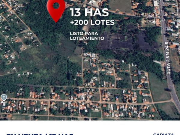 Vendo 13 hec apra lotear