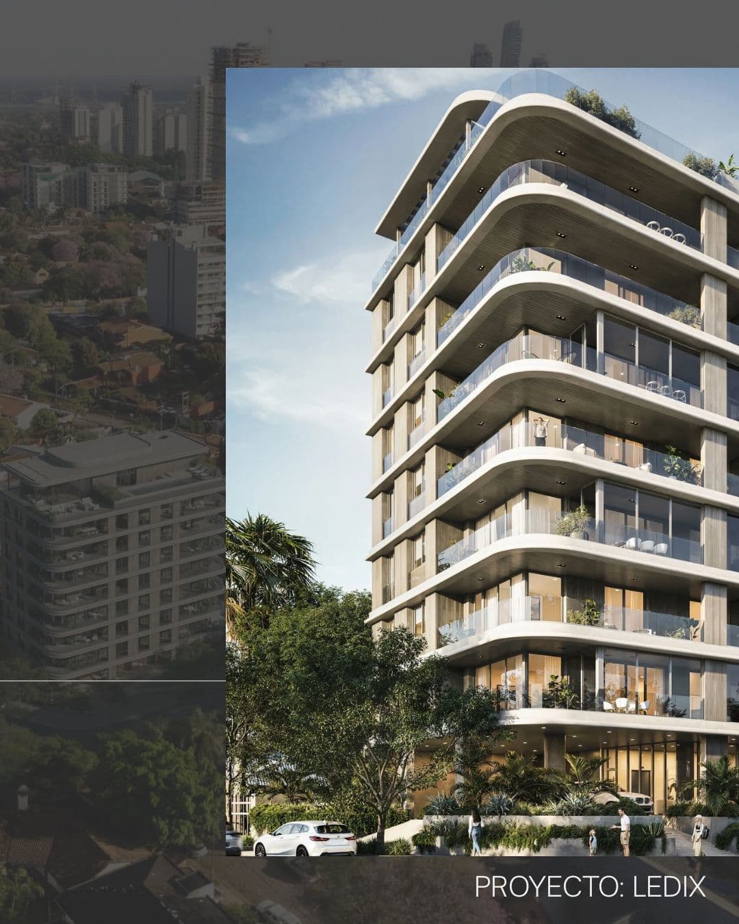 La cima del proyecto: Un solo penthouse en Las Lomas