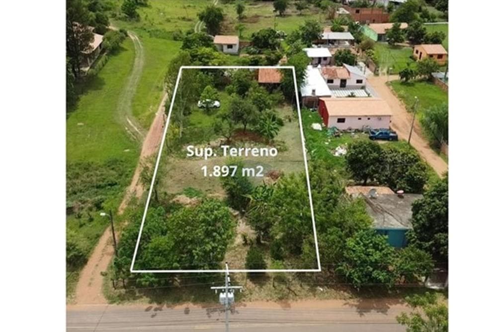 Vendo terreno de 1.897 m2 en itauguá!!!!