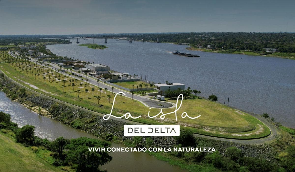 Lote más CASA en venta de 1200 m2 en La Isla Barrio Cerrado El Delta Nueva Asunción