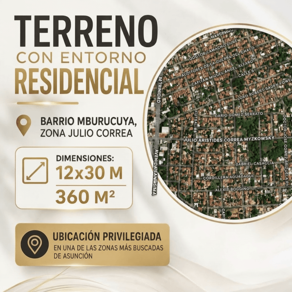 Hermoso terreno en la zona más buscada !