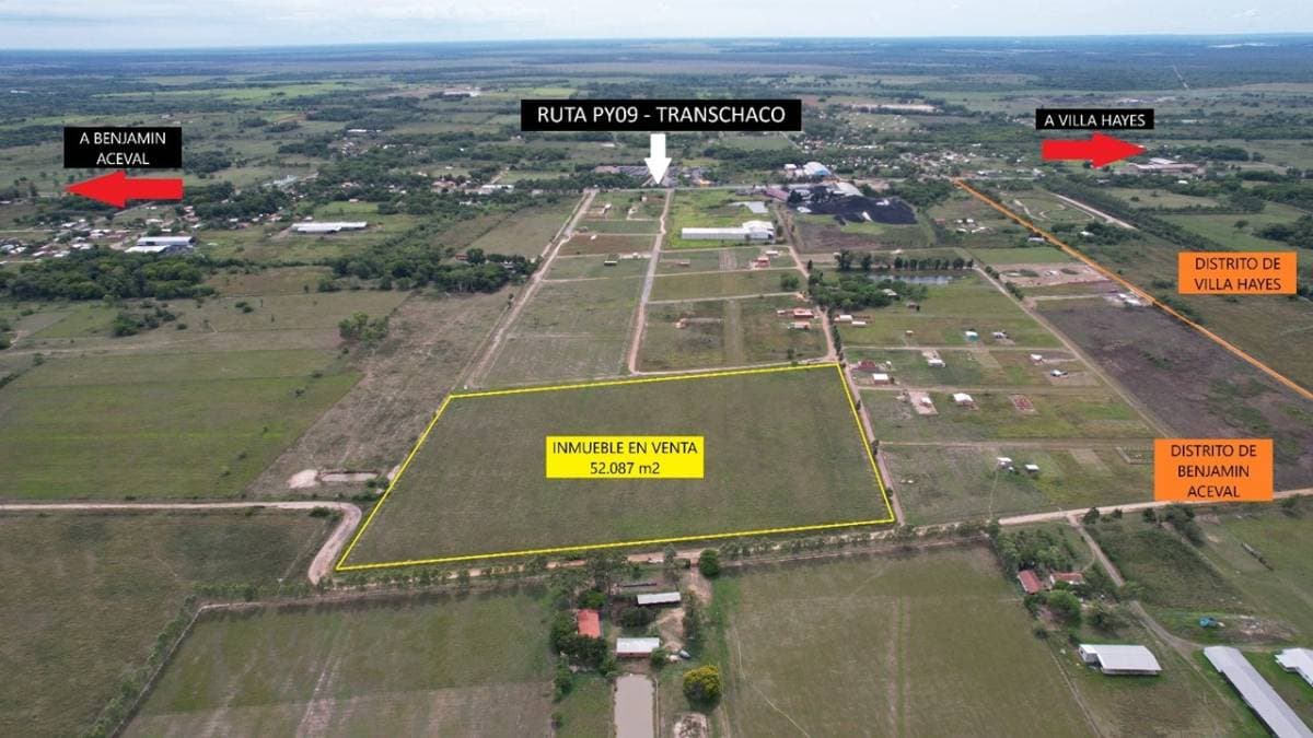 Exclusivo Terreno de 5 Hectáreas en Benjamin Aceval, Presidente Hayes: Oportunidad Única de Inversión y Desarrollo